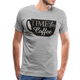 Time For Coffee | Men's Premium T-Shirt - heather gray