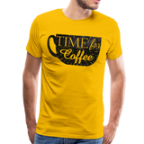 Time For Coffee | Men's Premium T-Shirt - sun yellow