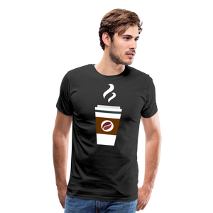 Coffee To Go III | Men's Premium T-Shirt - black