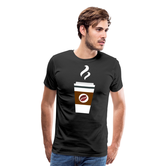 Coffee To Go III | Men's Premium T-Shirt - black