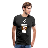 Coffee To Go III | Men's Premium T-Shirt - black