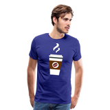 Coffee To Go III | Men's Premium T-Shirt - royal blue