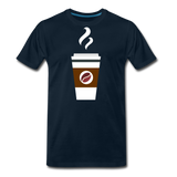 Coffee To Go III | Men's Premium T-Shirt - deep navy