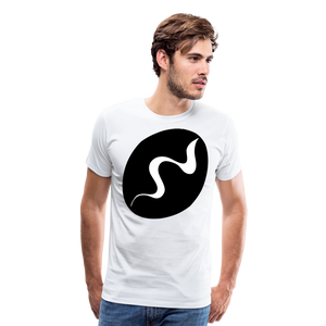 Coffee Bean III | Men's Premium T-Shirt - white