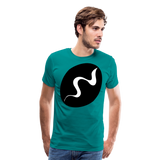 Coffee Bean III | Men's Premium T-Shirt - teal