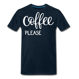 Coffee Please II | Men's Premium T-Shirt - deep navy