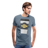 Coffee To Go II | Men's Premium T-Shirt - steel blue