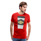 Coffee To Go II | Men's Premium T-Shirt - red