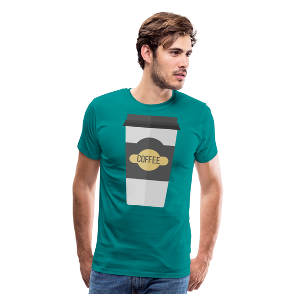 Coffee To Go II | Men's Premium T-Shirt - teal