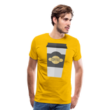 Coffee To Go II | Men's Premium T-Shirt - sun yellow