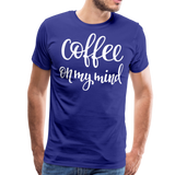 Coffee On My Mind II | Men's Premium T-Shirt - royal blue