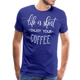 Enjoy Your Coffee II | Men's Premium T-Shirt - royal blue