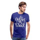 Coffee Break I | Men's Premium T-Shirt - royal blue