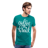 Coffee Break I | Men's Premium T-Shirt - teal