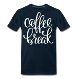 Coffee Break I | Men's Premium T-Shirt - deep navy