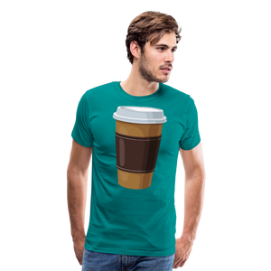 Coffee To Go I | Men's Premium T-Shirt - teal