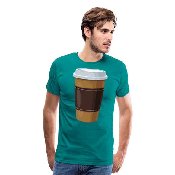 Coffee To Go I | Men's Premium T-Shirt - teal