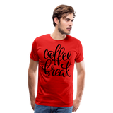 Coffee Break II | Men's Premium T-Shirt - red