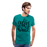 Coffee Break II | Men's Premium T-Shirt - teal