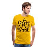 Coffee Break II | Men's Premium T-Shirt - sun yellow