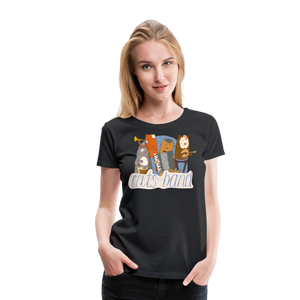 Cat Band | Women's Premium T-Shirt - black