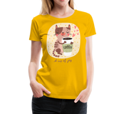 A Cup Of Joy | Women's Premium T-Shirt - sun yellow