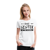 Best Sister V | Women’s Premium T-Shirt - white