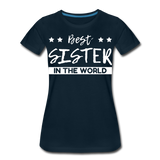 Best Sister VI | Women’s Premium T-Shirt - deep navy