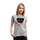 Dog Paws I | Women’s Premium T-Shirt - heather gray