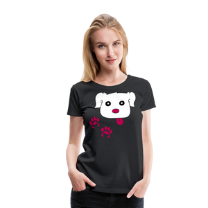 Dog Paws II | Women’s Premium T-Shirt - black