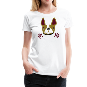 Dog Paws III | Women’s Premium T-Shirt - white