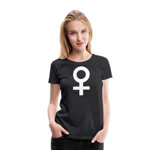 Female Symbol I | Women’s Premium T-Shirt - black