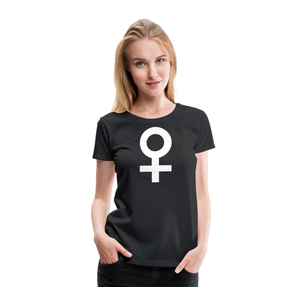 Female Symbol I | Women’s Premium T-Shirt - black