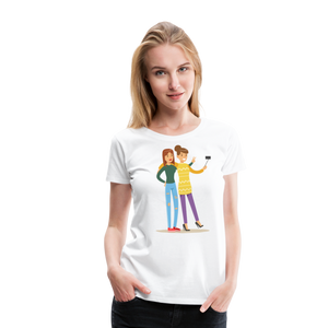 Friends-Sisters I | Women’s Premium T-Shirt - white