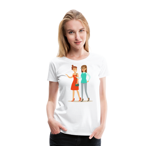 Friends-Sisters II | Women’s Premium T-Shirt - white