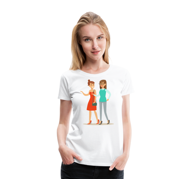 Friends-Sisters II | Women’s Premium T-Shirt - white