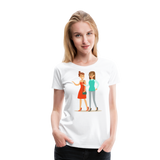 Friends-Sisters II | Women’s Premium T-Shirt - white