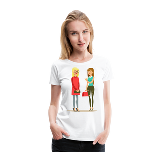 Friends-Sisters III | Women’s Premium T-Shirt - white