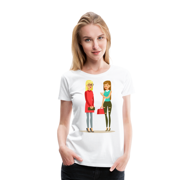 Friends-Sisters III | Women’s Premium T-Shirt - white