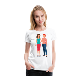 Friends-Sisters VI | Women’s Premium T-Shirt - white