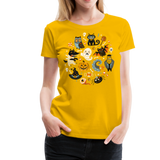 Everything Halloween | Women’s Premium T-Shirt - sun yellow