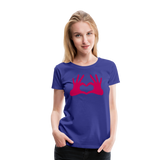 Hand-Shaped Heart I | Women’s Premium T-Shirt - royal blue