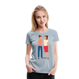 Friends-Sisters V | Women’s Premium T-Shirt - heather ice blue