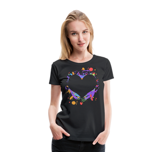 Heart Style III | Women’s Premium T-Shirt - black