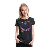 Heart Style III | Women’s Premium T-Shirt - black