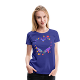 Heart Style III | Women’s Premium T-Shirt - royal blue