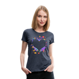 Heart Style III | Women’s Premium T-Shirt - heather blue