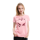 Heart Style II | Women’s Premium T-Shirt - pink