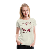 Heart Style II | Women’s Premium T-Shirt - heather oatmeal