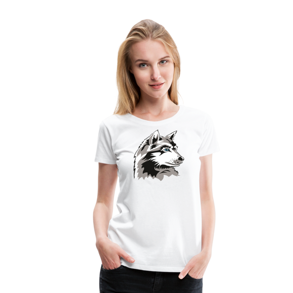 Husky III | Women’s Premium T-Shirt - white